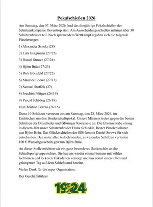 ErgebnisPokalschießen2026